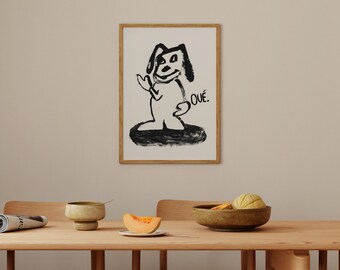 Chien Oué Wall Art Poster