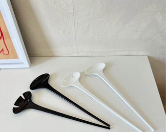 Plastic Ikea Vintage Salad Fork & Spoon 80s