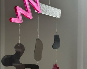 Hanging Mobile Plexiglass Acrylic Transparent - Serie A