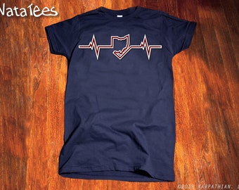 Ohio Heartbeat Buy 3 Get a 4th FREE!!! Mens or Ladies Junior fit T-shirt multiple color options