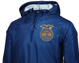 70S Vintage FFA Farmers Jacket Size 36 Navy TALON Zip NEW