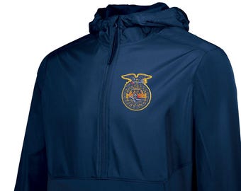 Vintage 80s FFA Corduroy Jacket National FFA Kentucky Christian