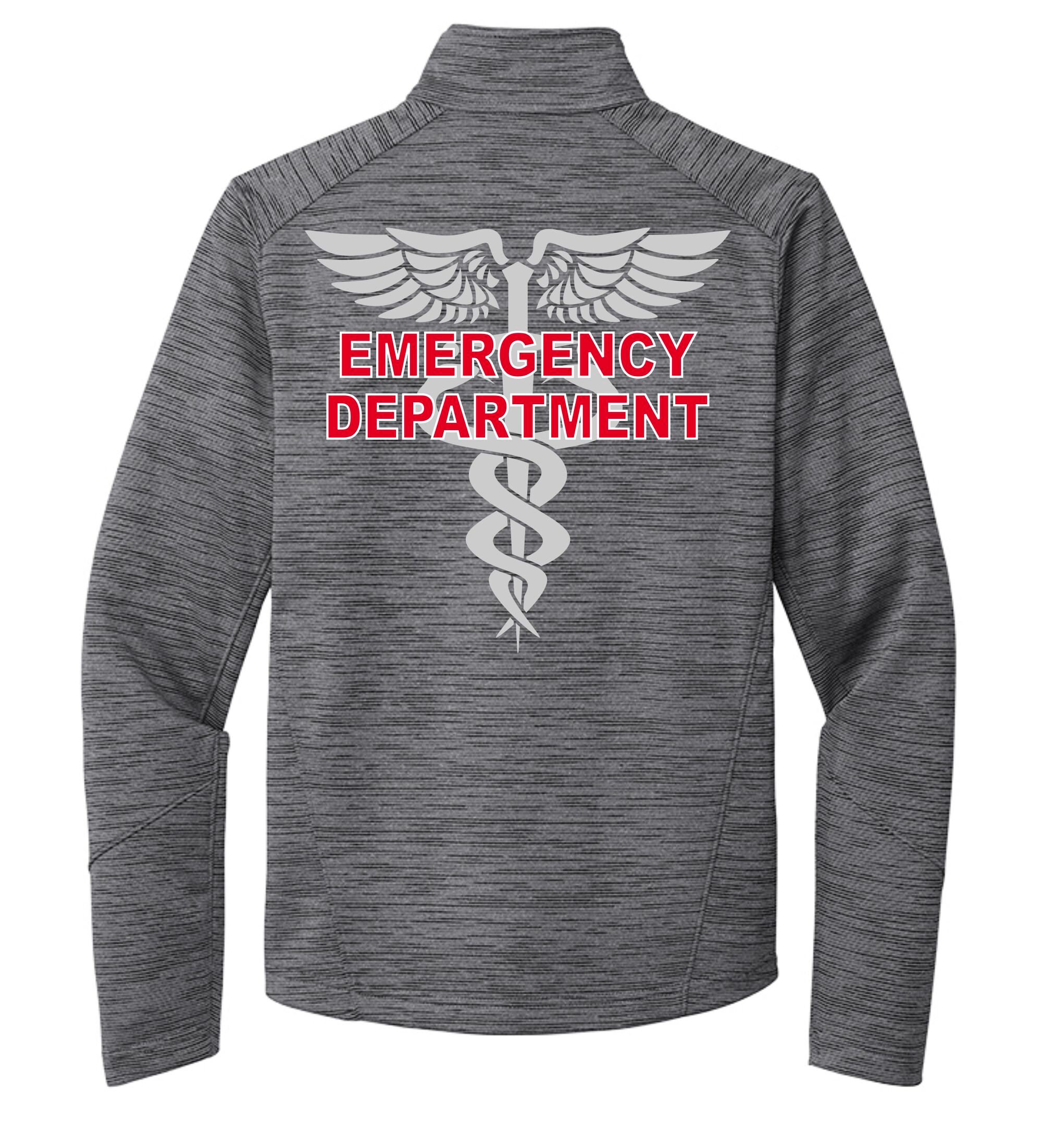 Men ER Full Zip Jacket/ Digi Stripe Nurses Jacket/ Emergency Room