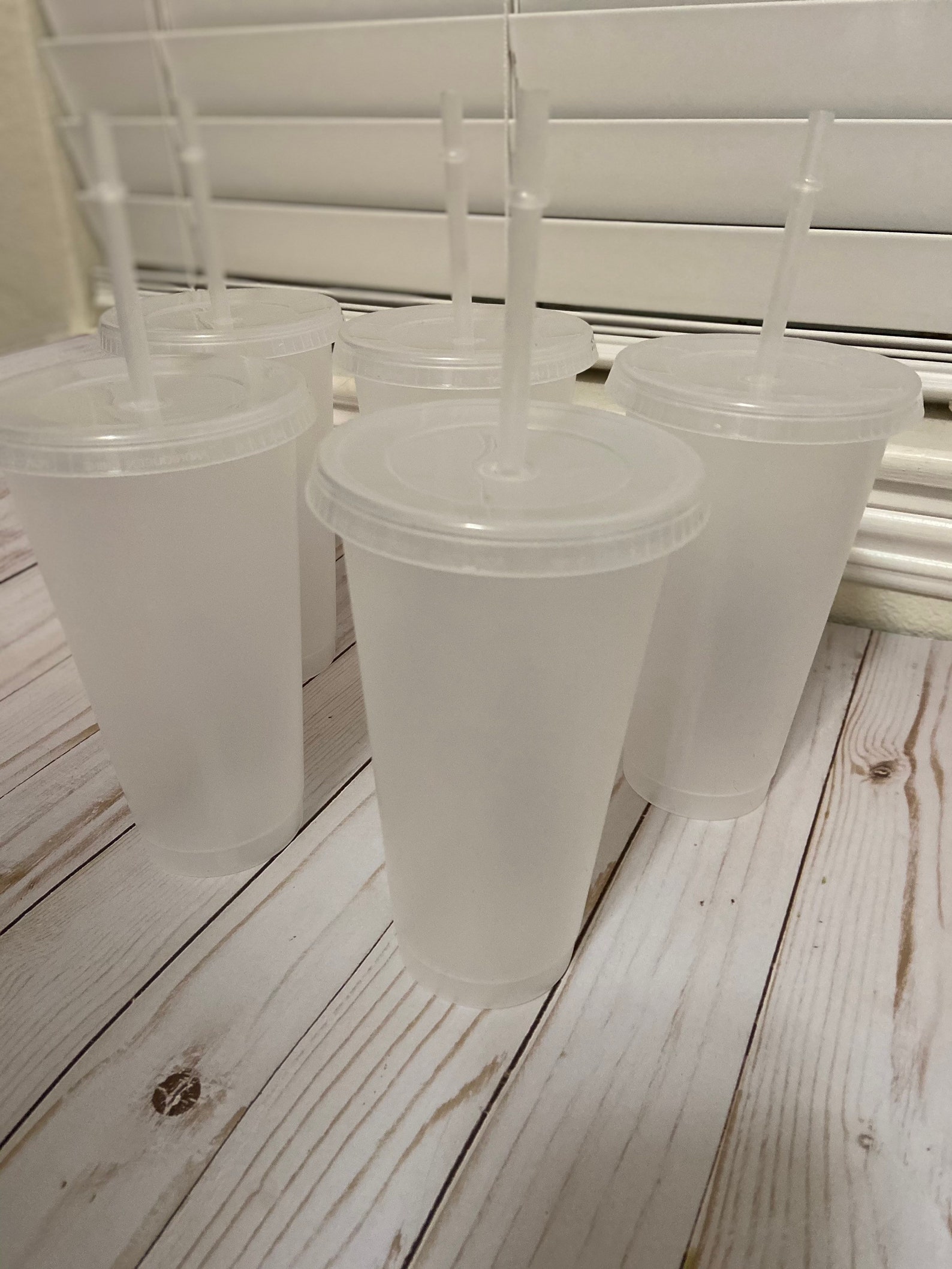 30 Clear Cold Cups 24 oz Tumbler Cold Cups reusable blank Etsy