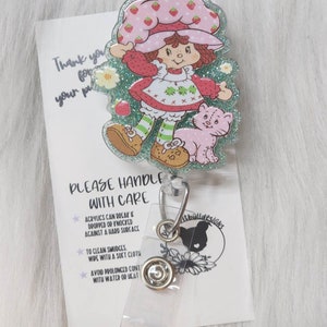 Strawberry Shortcake Badge Reel 