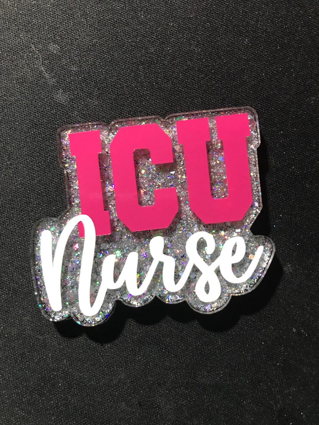ICU Nurse Badge Reel, ICU Badge Reel, Nurse Badge Reel, Badge Reel
