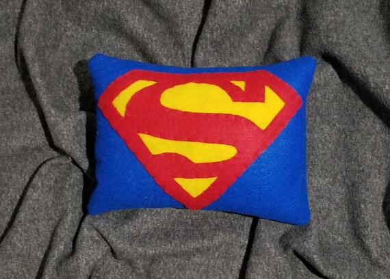Superman Decorative Pillow Etsy