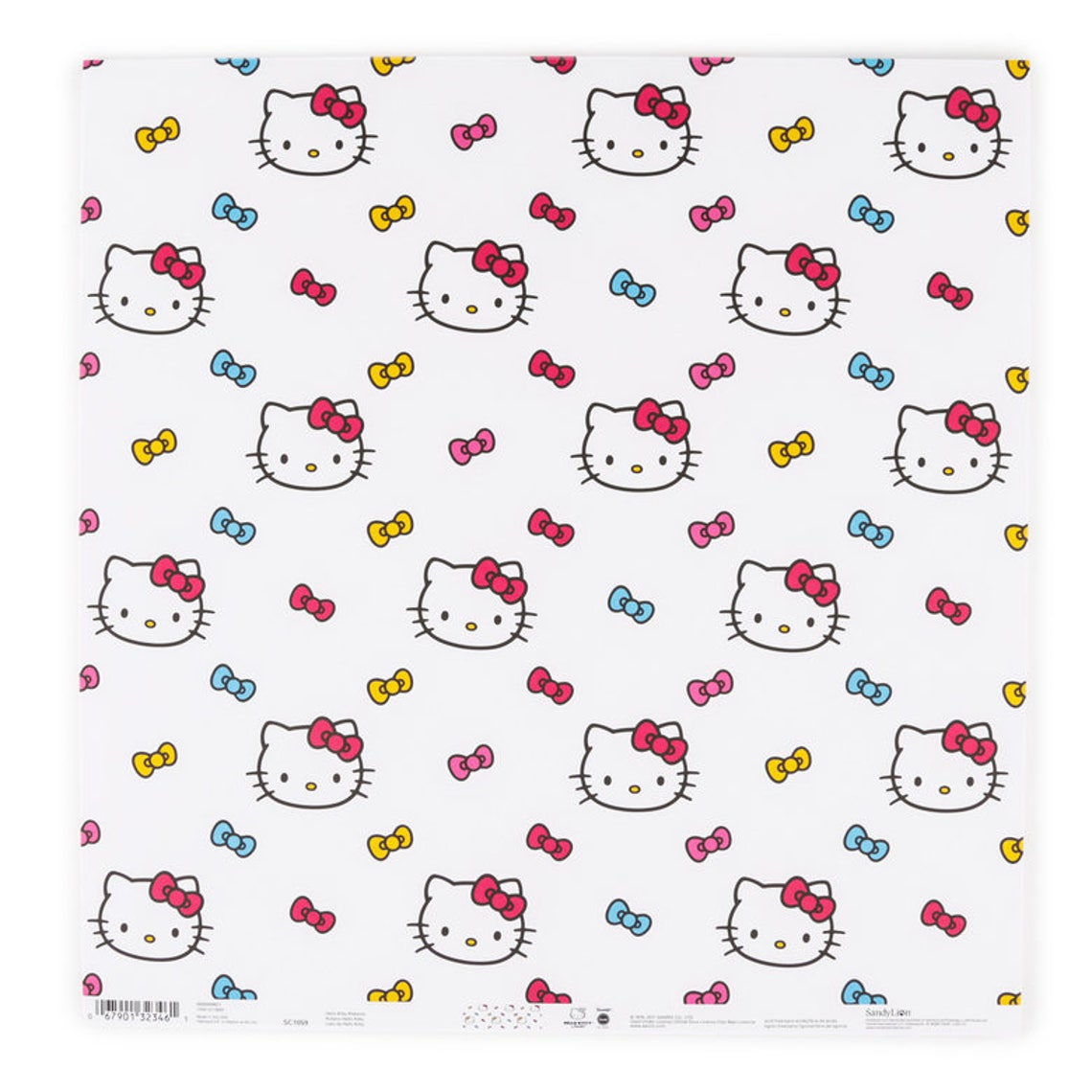 Hello Kitty Scrap Book Paper Bundle 25 Sheets Fine Quality | Etsy