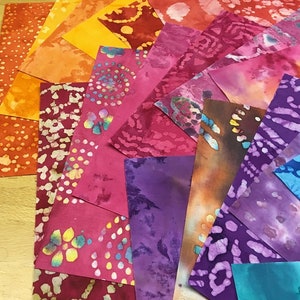 Quilter&#39;s 10&quot; Layer Cake Squares in Bali Batiks - 24+ pieces
