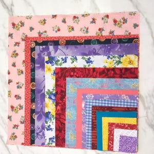 Quilter's 10" Inch Layer Cake Squares Bag - 40+ pieces - YOU Choose Color C