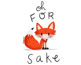 Sly Fox - Art Print by Spaghetti Toes, Art Print, Wall Prints, Art Prints Online, Art Prints for Sale