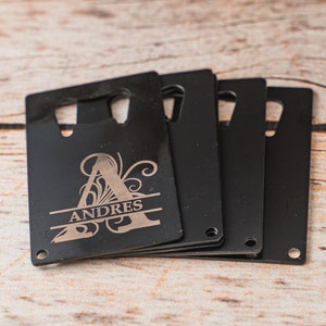 Custom Credit Card Bottle Opener, Groomsman Bottle Opener, Best Man Bottle Opener, Personalized Bottle Opener, Personalized Bottle Opener