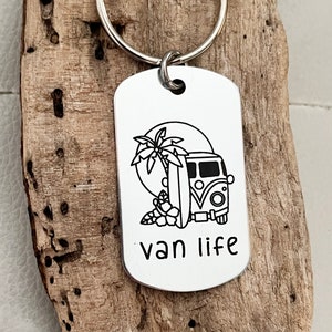 Van Life Gift for Traveller - Personalise the back - Valentines gift surfer - Boyfriend gift travelling - Surfing - Paddleboarding
