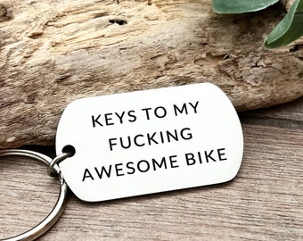 Keys to my Fake Bike - Geschenk für Motorradfahrer - Motorradliebhaber - Freund - Bruder - Sohn - Motorradfahrer - Harley Accessoire
