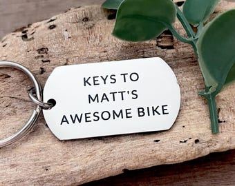 Cadeau voor motorrijder Gepersonaliseerd - motorliefhebber - vriend - zoon - motorrijder - Harley-accessoire - motorcadeau op maat