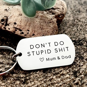 Funny gift for University Student Gift for New Driver Keyring Gift for Son Passed driving test Keyring Gift Personalised Daughter New Driver