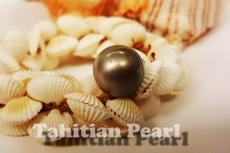 13MM Genuine Tahitian Pearl Beautiful Organic Off shapes One Of A Kind Jewelry Project Supply UN-Drill WEC6011