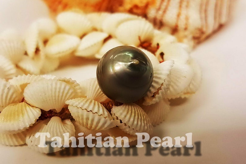13MM Genuine Tahitian Pearl Beautiful Organic Off shapes One Of A Kind Jewelry Project Supply UN-Drill WEC6011