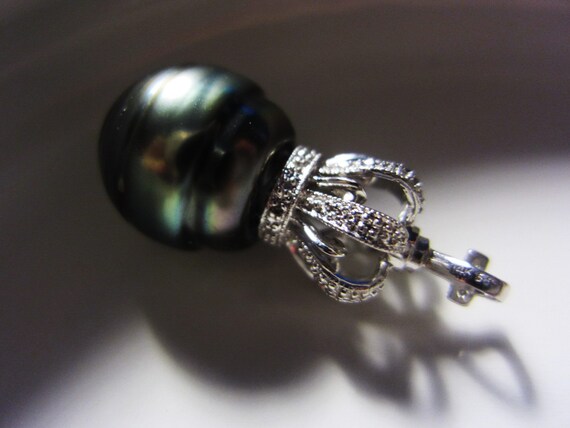 35mm Tahitian Pearl Pendant  Absolutely Beautiful… - image 3