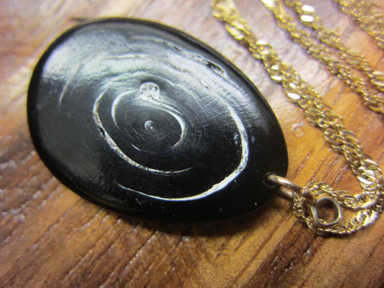 Rare Vintage 1960's Hawaii Black Coral 32mm Coral Slice Etsy