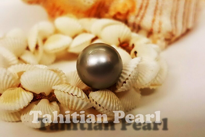 13MM Genuine Tahitian Pearl Beautiful Organic Off shapes One Of A Kind Jewelry Project Supply UN-Drill WEC6011