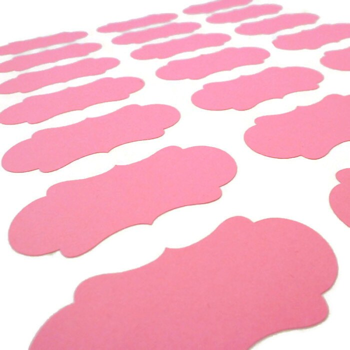 pink sticker blank sticker pink label blank label baby etsy