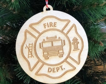 Fireman Ornament , Fire department