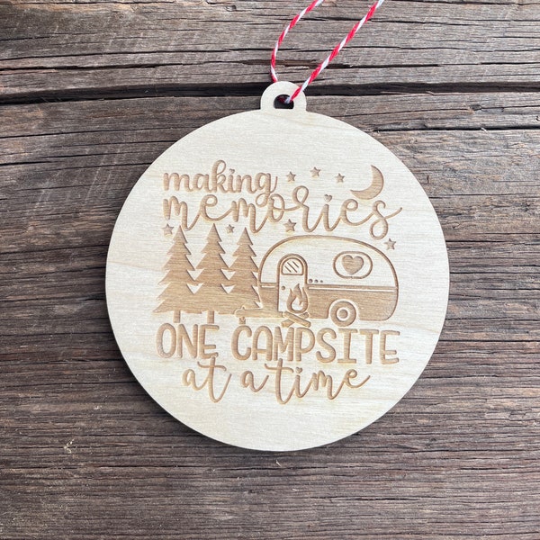 Making Memories One Campsite At A Time - Personalized Key Hanger, Key Holder - Gift For Camping Lovers main image 1