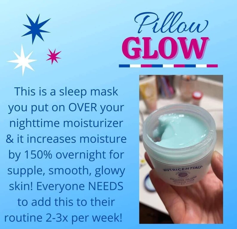 Nuskin Pillow Glow Sleeping Mask Etsy