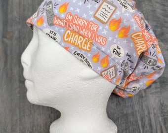 Lo siento por lo que dije cuando me encargaron el gorro quirúrgico/quirúrgico/dental estilo híbrido europeo/bouffant de Carolinadreamsbyjen