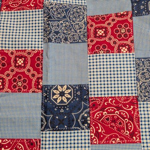 Patchwork bouffant/euro style Chirurgische Hut