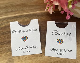 Bottle Tags Ideal for Weddings, Christenings, Baby Shower - Pack of 10