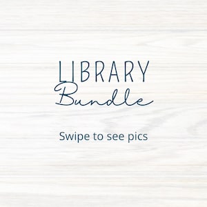 Digital Canva Pretend Play Library Bundle image 1