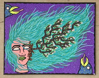 Growing 20 x 16 Original Acrylic Painting