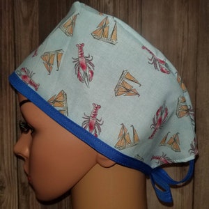 Lobster & Boat Surgical cap