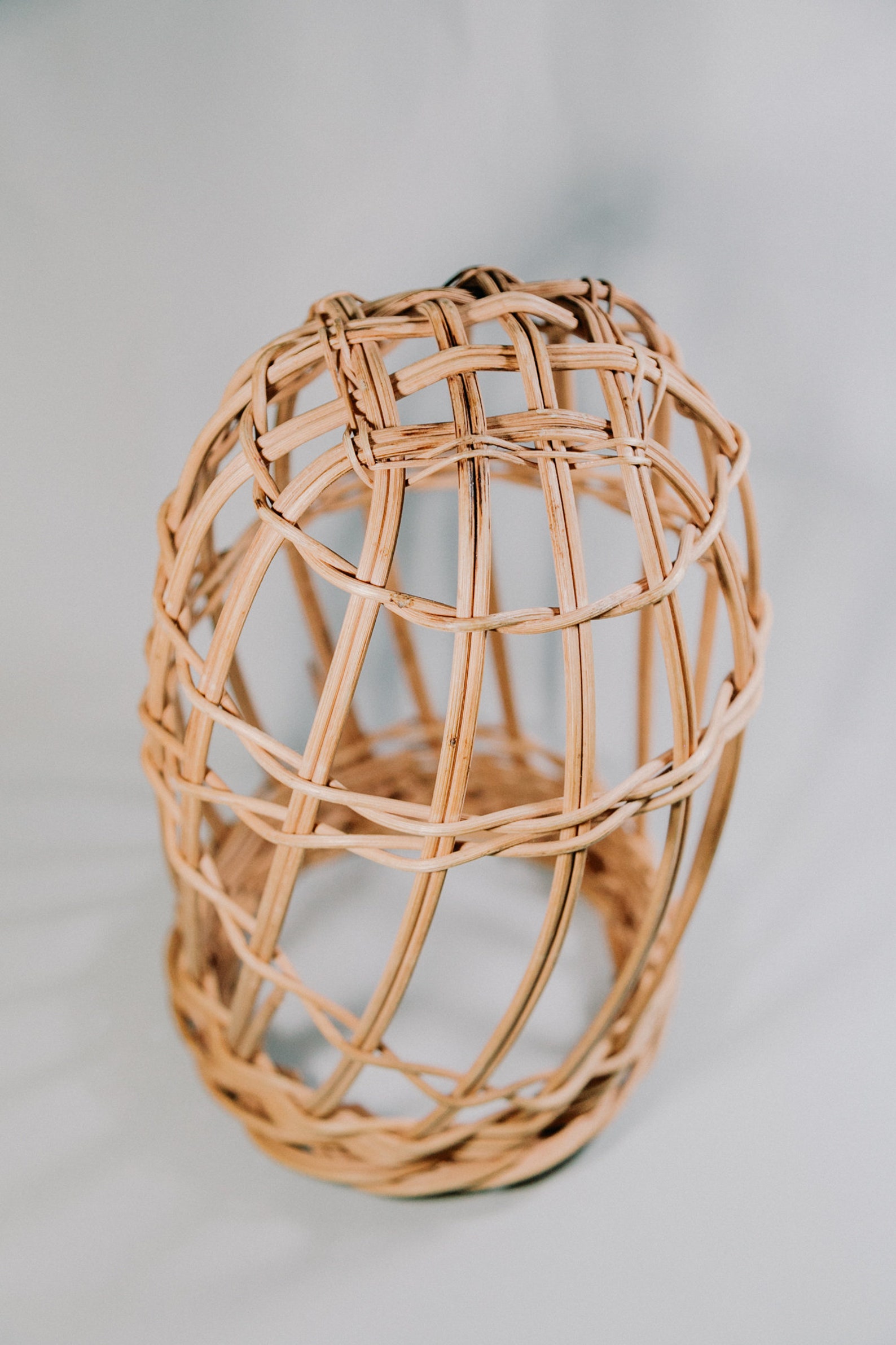 Wicker Basket Lamp Shade Pendant Lamp Shade Etsy