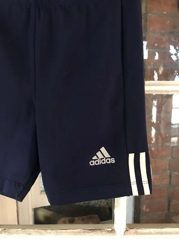 Vtg Dark Navy Blue Adidas Stretch Work 