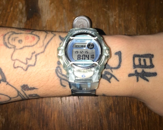 Women’s baby blue digital baby-G watch