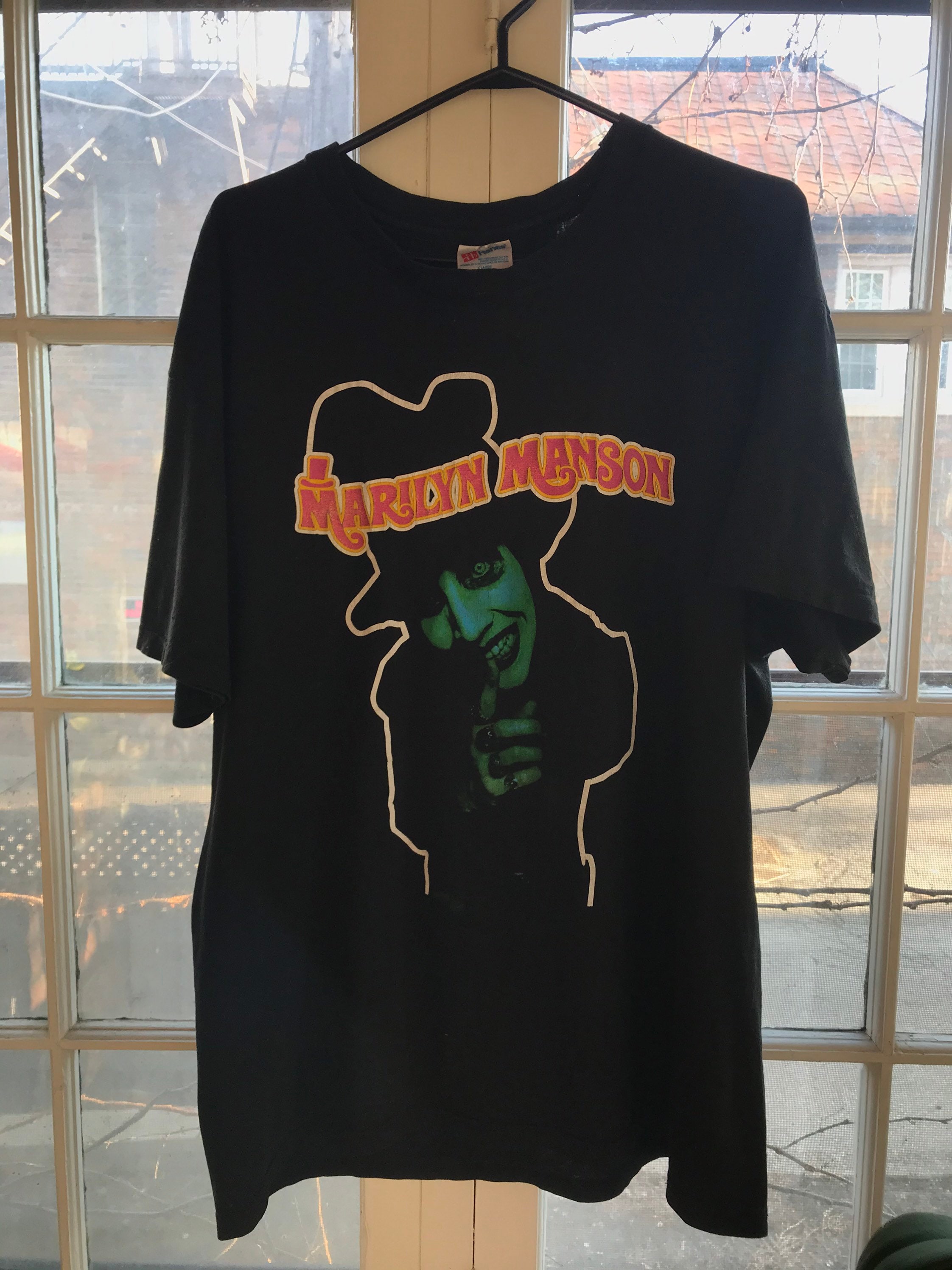VTG 1995 Marilyn Manson Dope Fiend T-shirt Unisex. XL FREE 