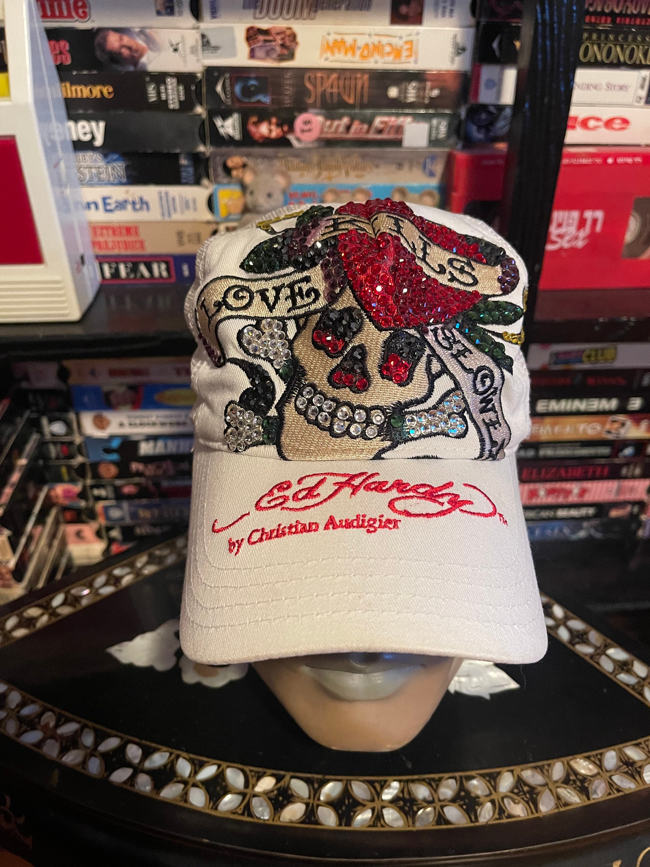Ed Hardy LOVE KILLS SLOWLY キャップ ED HARDY RHINESTONE LOVE KILLS SLOWLY HAT – AKIRA