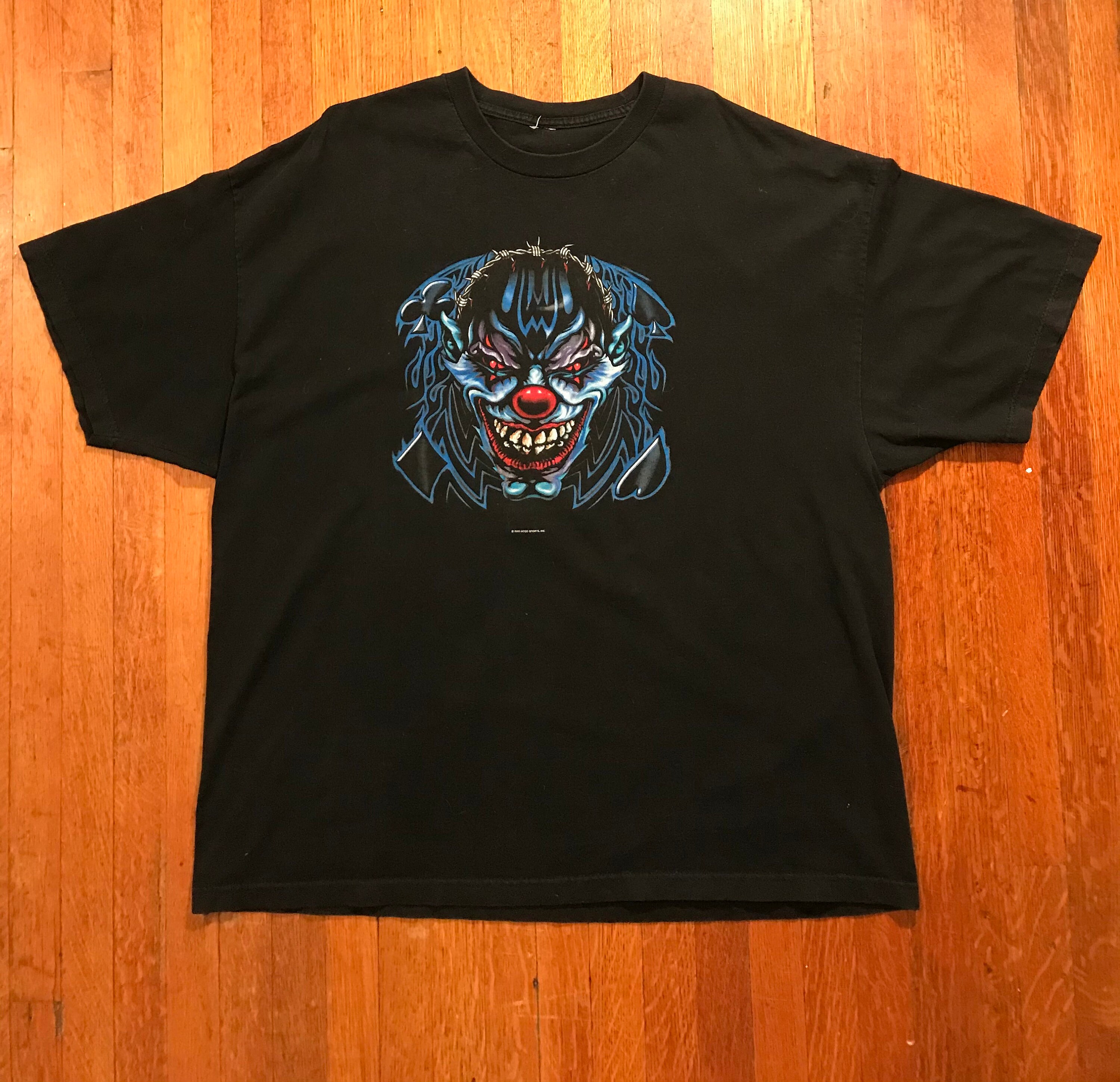 Vtg Rare Scary 00s Clown Barb Wire ICP Horror Good Sports Inc. | Etsy