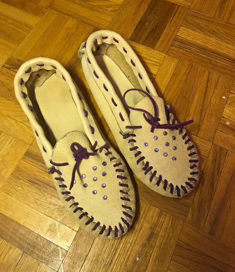 real deer skin moccasins