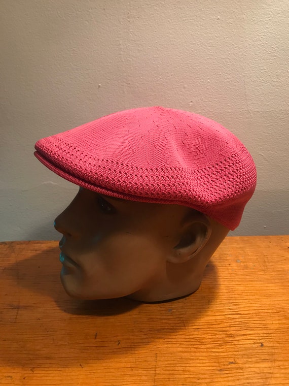 Vtg 90's KANGOL Dusty Rose Beret Beanie 