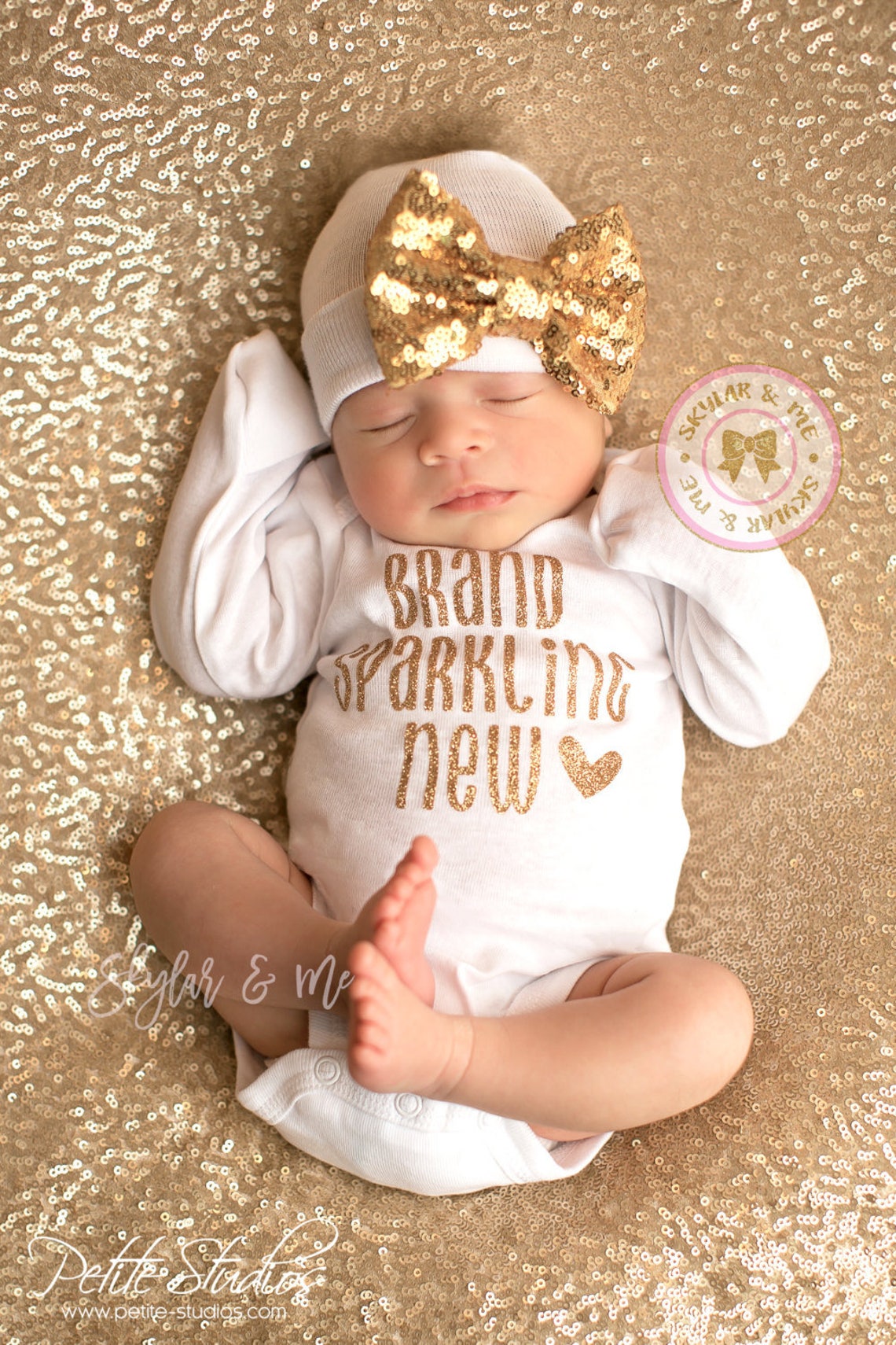 white newborn take home outfit