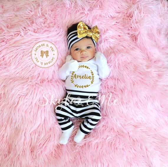 newborn girl take me home outfit