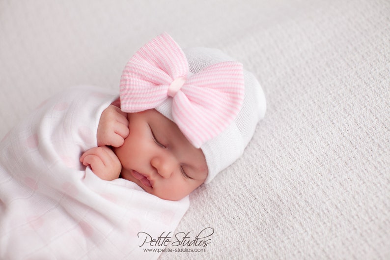 NEWBORN BOW newborn bow hat baby girl newborn hat hat girl Etsy