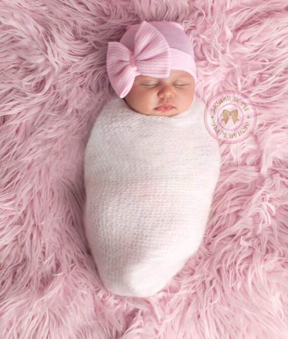 newborn baby girl hats with flowers