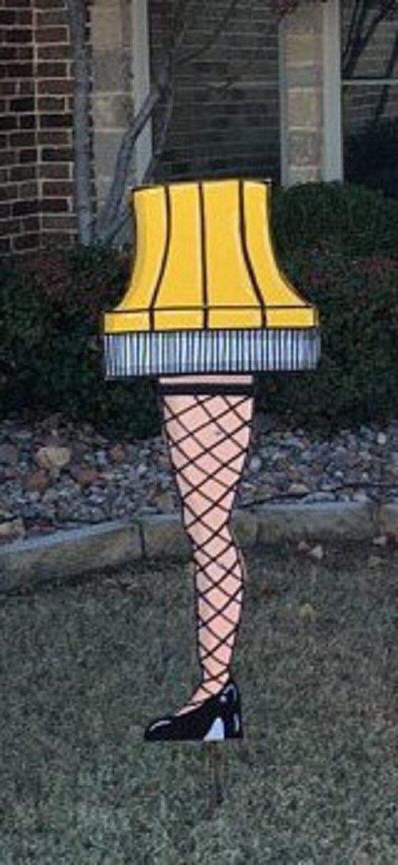 A Story Leg Lamp Yard Art Image 0