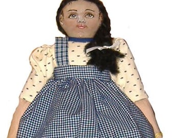 Lacey Mae-  Cloth doll Pattern in a Vintage Style