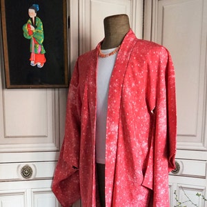 Vintage Japanese Haori Jacket Silk kimono for Women. Excellent Condition!!